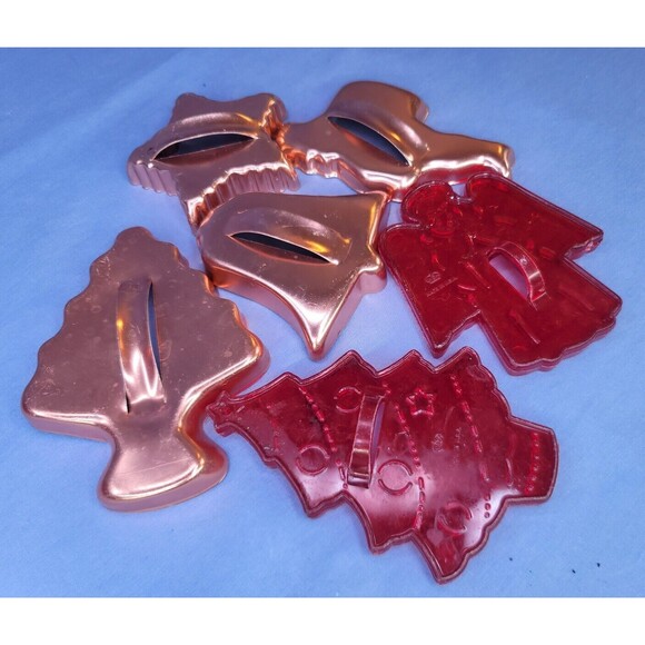 Christmas Cookie Cutters Vintage Tree Santa Star Bell Angel Bunny - Picture 4 of 6